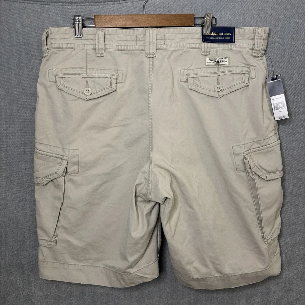 POLO Ralph Lauren CARGO SHORTS Men 40 x 10 Utility Gellar Fatigue Tactical NEW